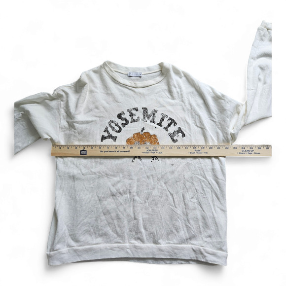 NWT Lizard Thicket Cream Yosemite and California Poppy Womens  Sweatshirt Sz M - Picture 4 of 7